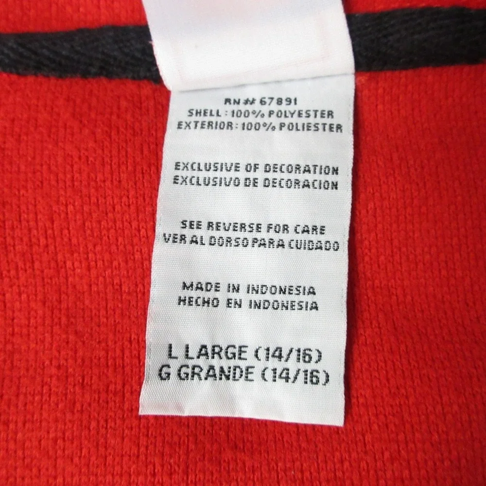 NFL Atlanta Falcons‎ Youth Full Zip Hoodie Jacket Red Black White Large (14/16)